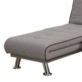 2 Piece Sectional Set With Adjustable Tufted Back In Grey