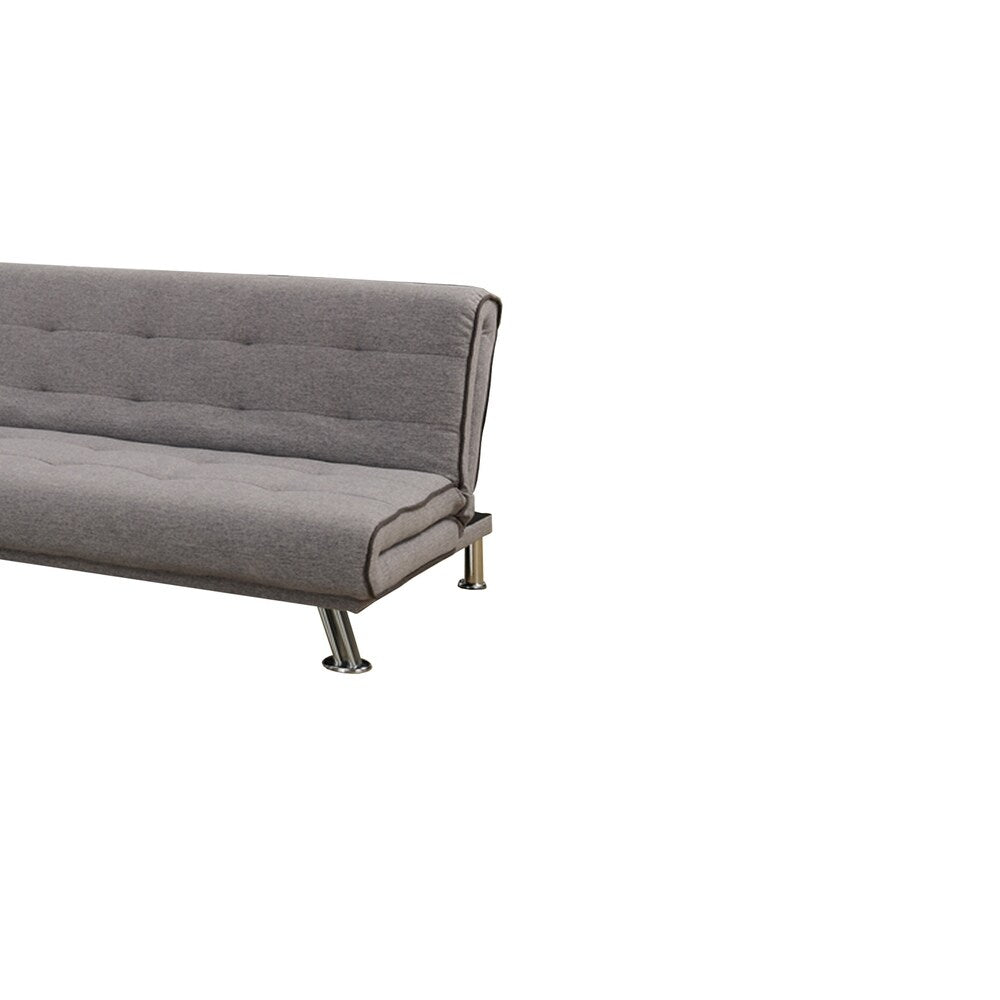 2 Piece Sectional Set With Adjustable Tufted Back In Grey