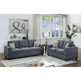 2 Piece Sofa Set With Accent Pillows