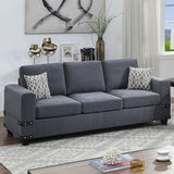2 Piece Sofa Set With Accent Pillows