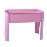 2-Piece Steel Raised Garden Bed with Legs, Raised Planter Box for Indoor/Outdoor Use