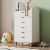 2 Pieces Wood Frame Bedroom Sets with House Bed and Desk and 6-Drawer Chest