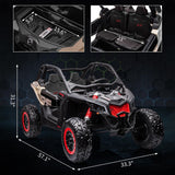 2 Seater Ride on UTV Car, Licensed Can-Am Electric Off-Road Car