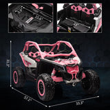 2 Seater Ride on UTV Car, Licensed Can-Am Electric Off-Road Car