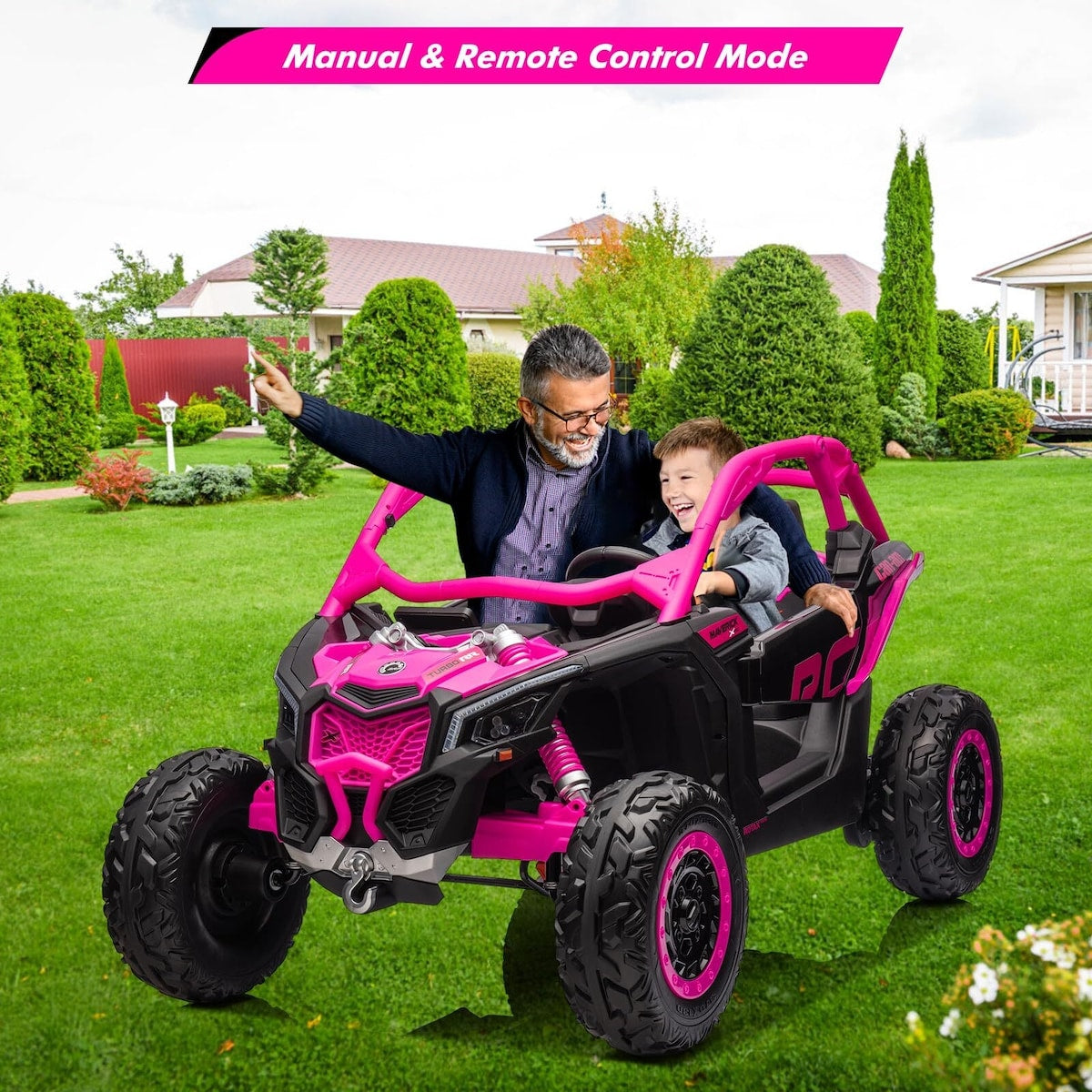 2 Seater Ride on UTV Car, Licensed Can-Am Electric Off-Road Car