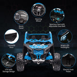 2 Seater Ride on UTV Car, Licensed Can-Am Electric Off-Road Car