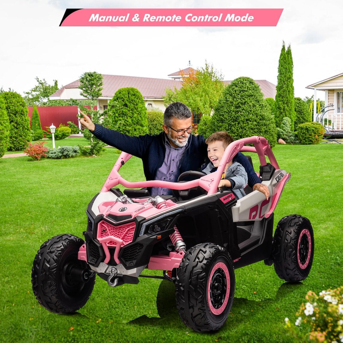 2 Seater Ride on UTV Car, Licensed Can-Am Electric Off-Road Car