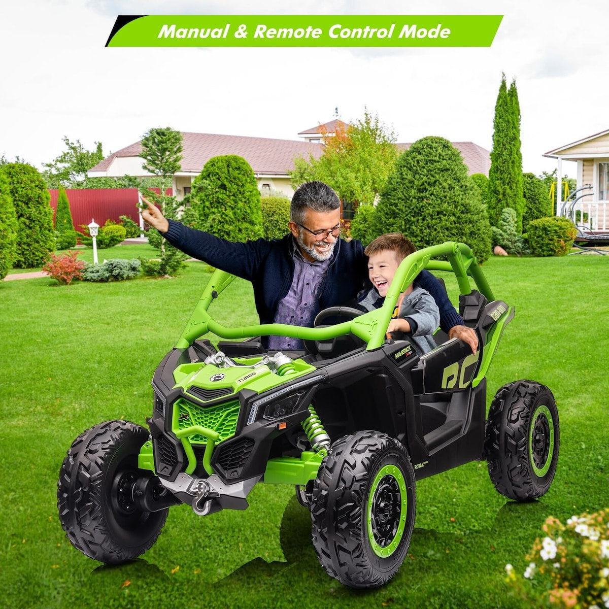 2 Seater Ride on UTV Car, Licensed Can-Am Electric Off-Road Car