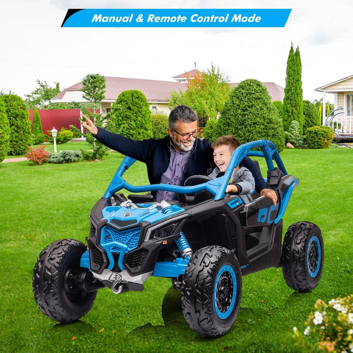 2 Seater Ride on UTV Car, Licensed Can-Am Electric Off-Road Car
