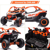 2 Seater Ride on UTV Car, Licensed Can-Am Electric Off-Road Car