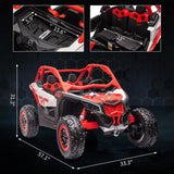 2 Seater Ride on UTV Car, Licensed Can-Am Electric Off-Road Car