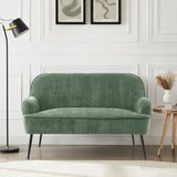 2-Seater Sofa In Green Corduroy