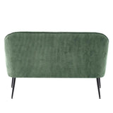 2-Seater Sofa In Green Corduroy