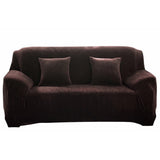2-Seater Stretch Plush Sofa Slipcover