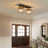 2-Semi Flush Mount Kitchen Pendent Light[No Bulb]