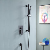 2-Spray Patterns with 16 in.Ceiling Mount Dual Shower Heads