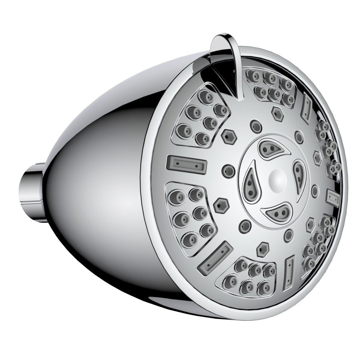 2-Spray Ultra-thin Wall Mounted Shower Faucet System with 9-Function Hand Shower