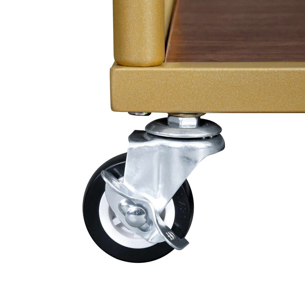 2-Tier Bar Cart with Wheels
