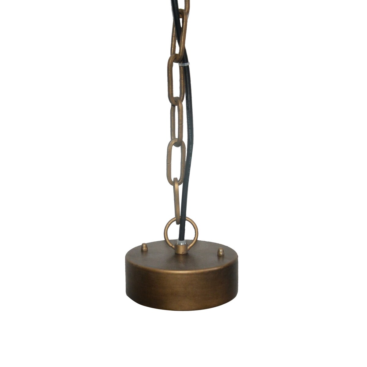 2-Tier Draped Wood Bead Chandelier - 25.6"L x 25.6"W x 26.0"H
