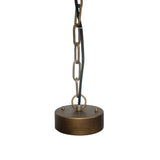 2-Tier Draped Wood Bead Chandelier - 25.6"L x 25.6"W x 26.0"H