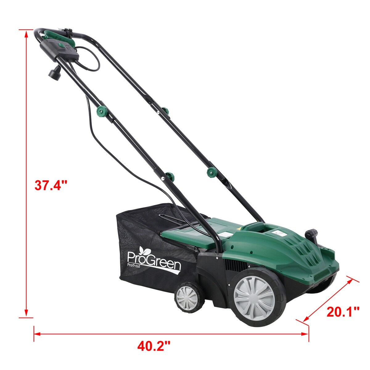 2-in-1 13 Inch Garden Scarifier,12 Amp Electric Lawn Dethatcher