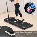 2 in 1 Folding Treadmill, Under Desk Electric Treadmill