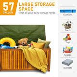 2 in 1 Mutifunctional Garden Storage Bench Pool Deck Box