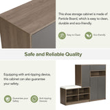 2-in-1 Shoe Storage Bench & Shoe Cabinets