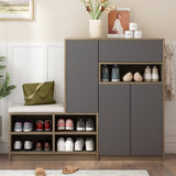 2-in-1 Shoe Storage Bench & Shoe Cabinets