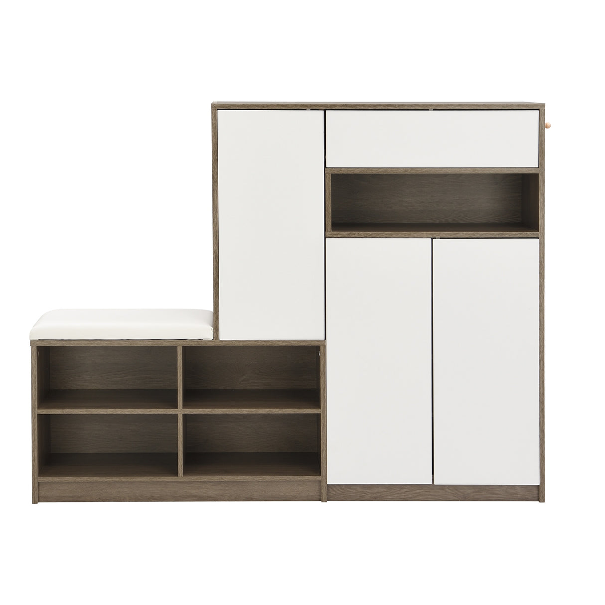 2-in-1 Shoe Storage Bench & Shoe Cabinets