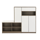 2-in-1 Shoe Storage Bench & Shoe Cabinets