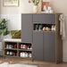 2-in-1 Shoe Storage Bench & Shoe Cabinets