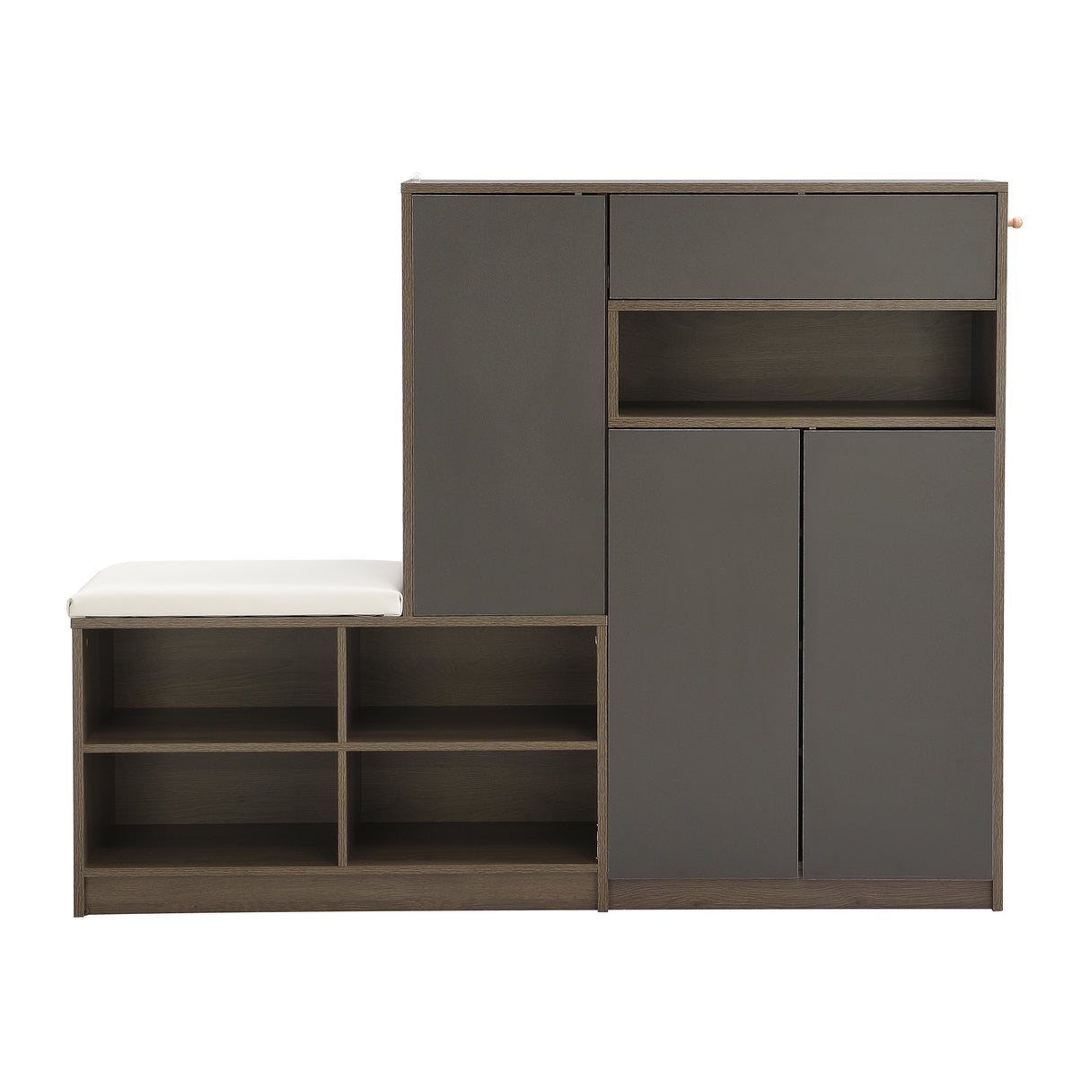 2-in-1 Shoe Storage Bench & Shoe Cabinets