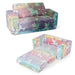 2-in-1 Toddler Couch Foam Kids Convertible Sofa Toddler Couch Lounger