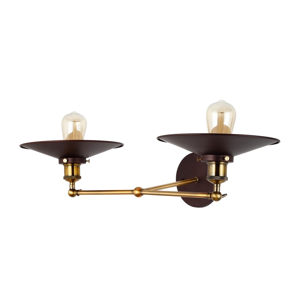 2-light Oil Rubbed Bronze Wall Sconce