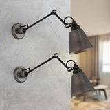 2-pack Swing Arm Lights Adjustable Wall Sconces Two Way--Plug in & Hardware - L 28" x W 6" x H 8"