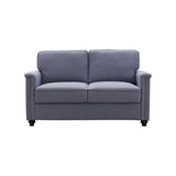 2-seat grey sofa