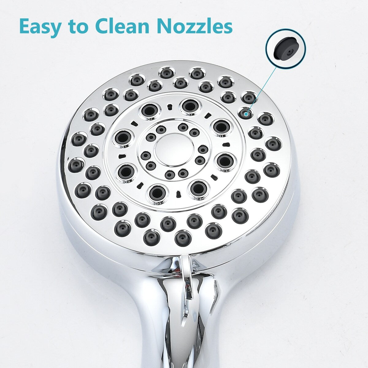 2.5 Gallon Flow Handheld Showerhead with Hose, 5 Shower Modes High Pressure Showerhead