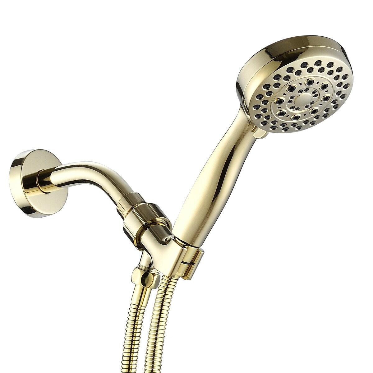2.5 Gallon Flow Handheld Showerhead with Hose, 5 Shower Modes High Pressure Showerhead