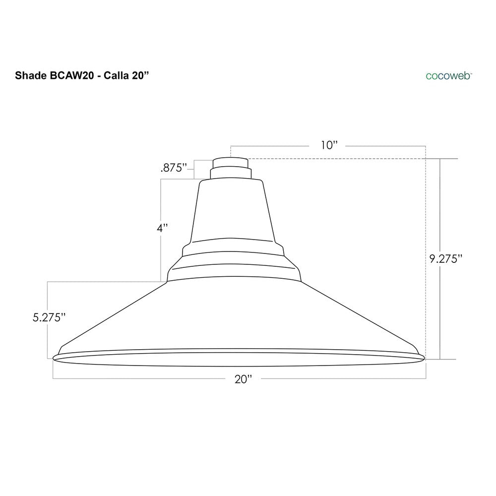 20" Calla LED Barn Light with Sleek Arm in Galvanized Silver