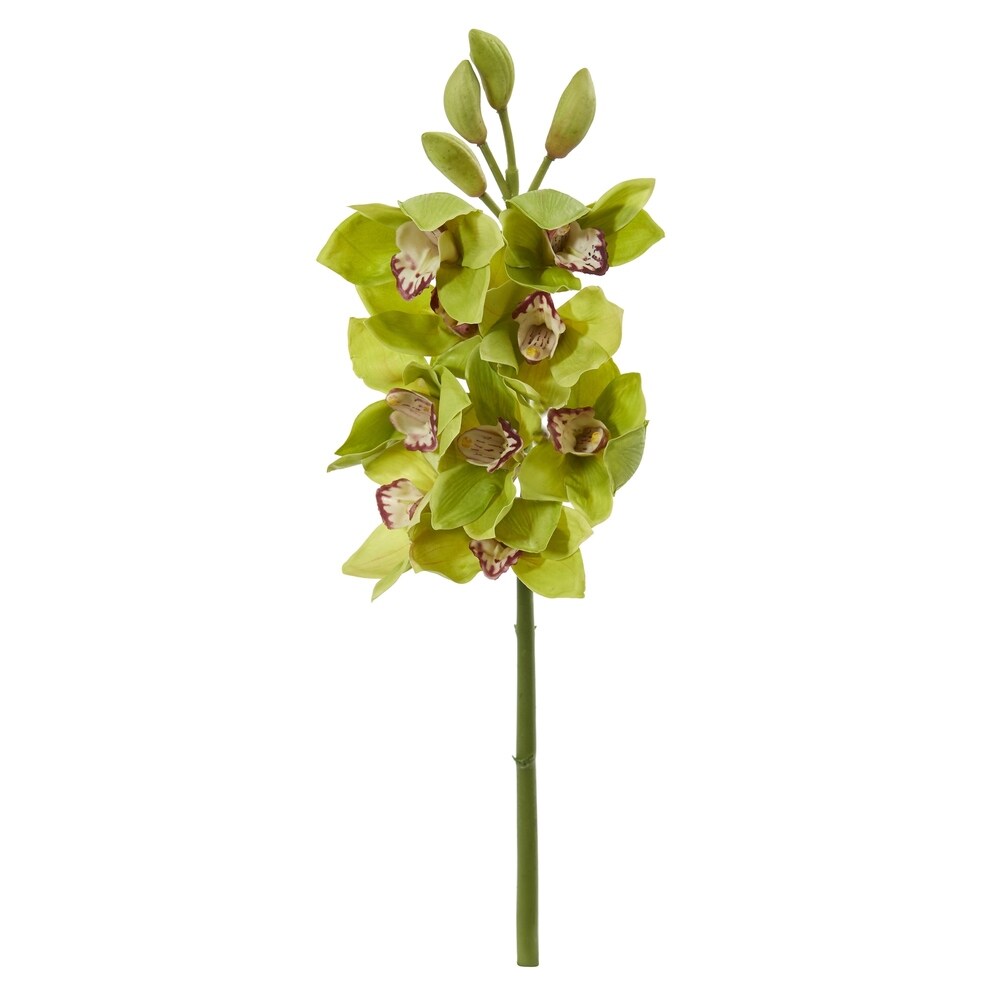 20" Cymbidium Orchid Artificial Flower (Set of 4)