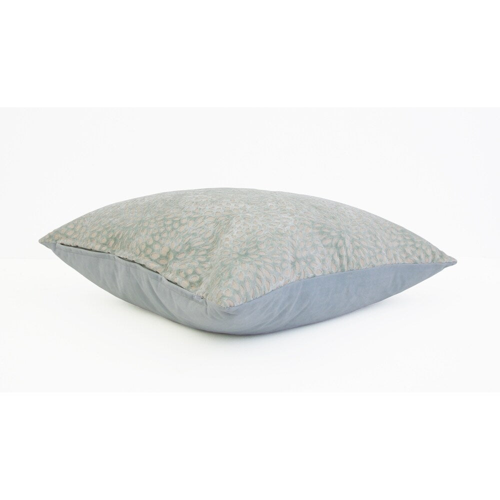 20 PF Harbor Gray EVIE Cut Velvet Pillow