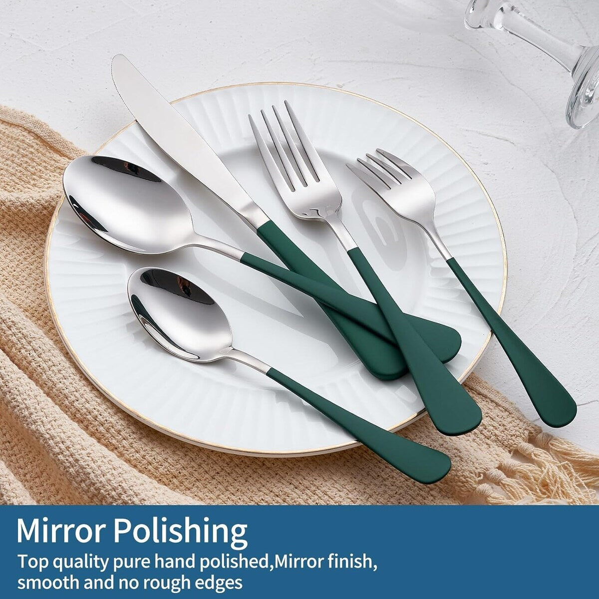 20 Piece 18/0 Stainless Steel Flatware Set