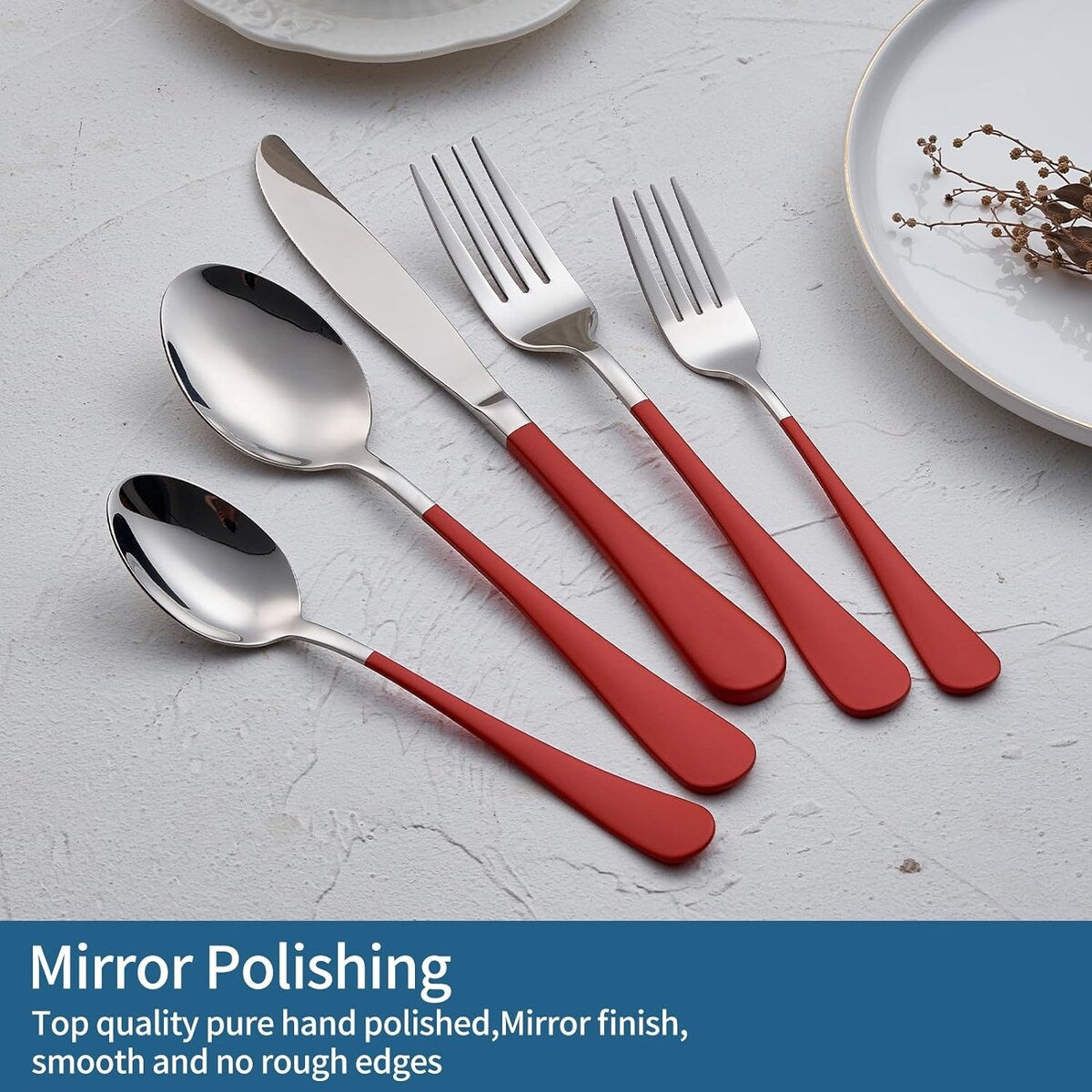 20 Piece 18/0 Stainless Steel Flatware Set