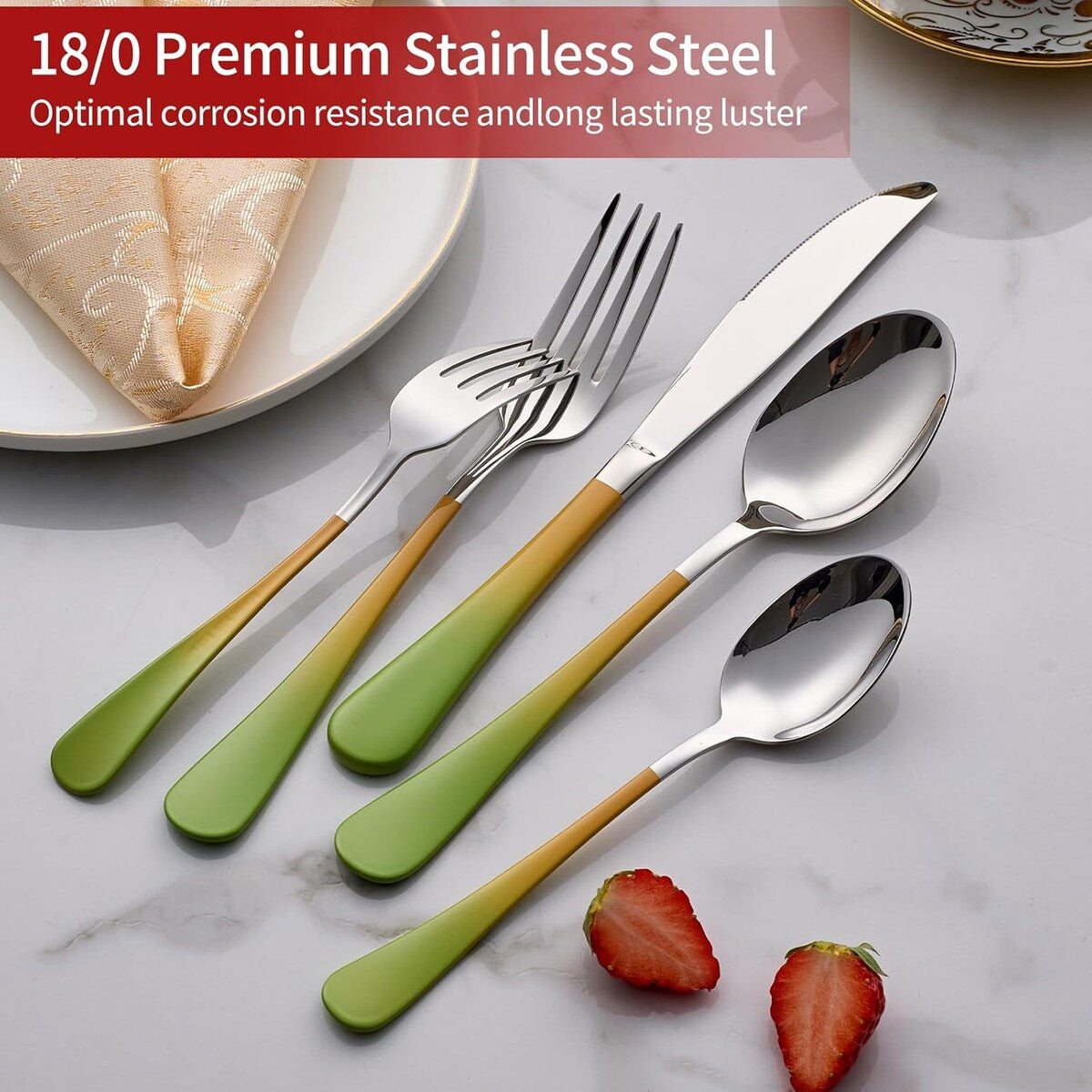 20 Piece 18/0 Stainless Steel Flatware Set