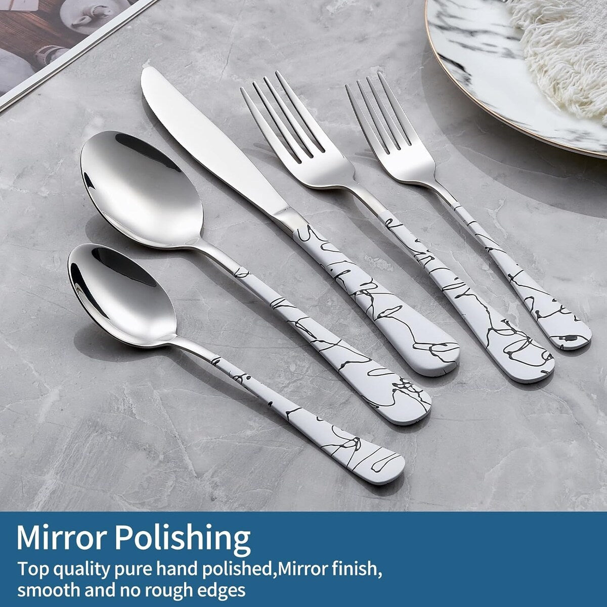 20 Piece 18/0 Stainless Steel Flatware Set