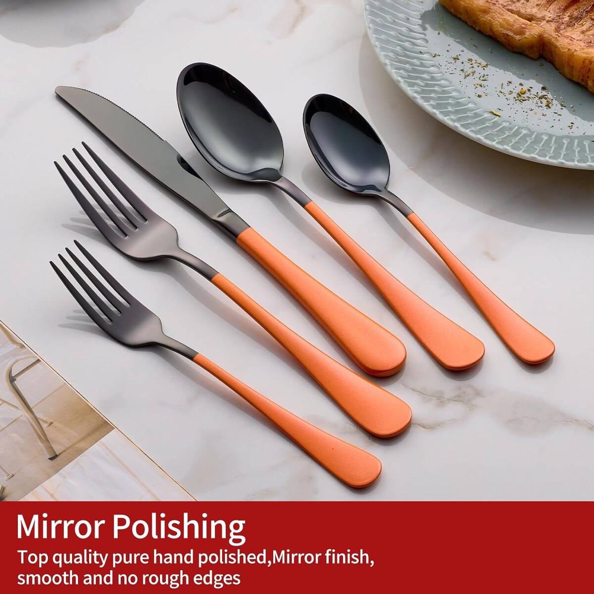 20 Piece 18/0 Stainless Steel Flatware Set