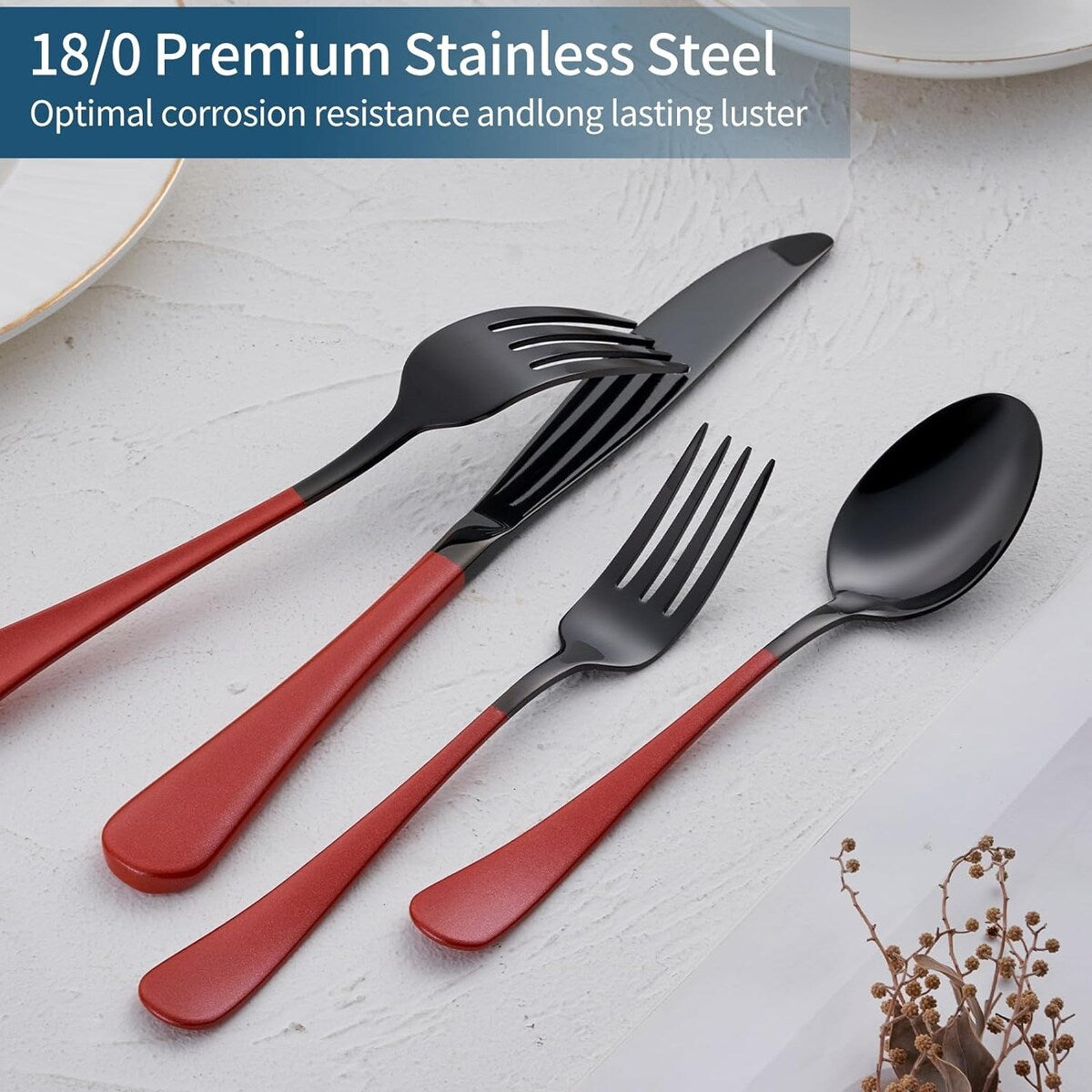 20 Piece 18/0 Stainless Steel Flatware Set