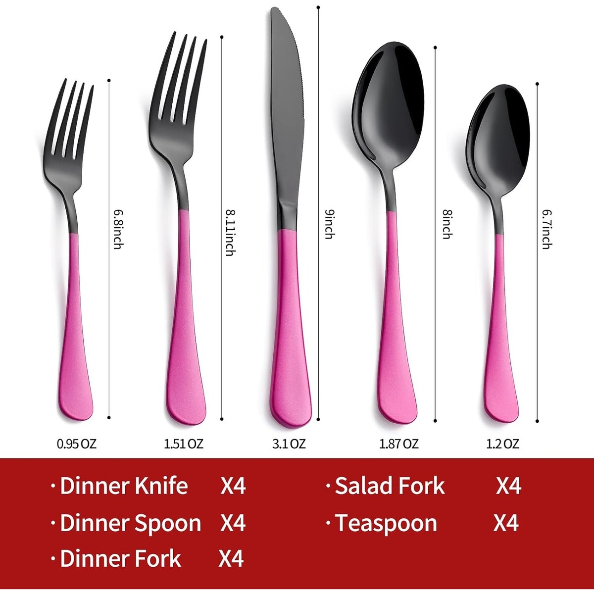 20 Piece 18/0 Stainless Steel Flatware Set