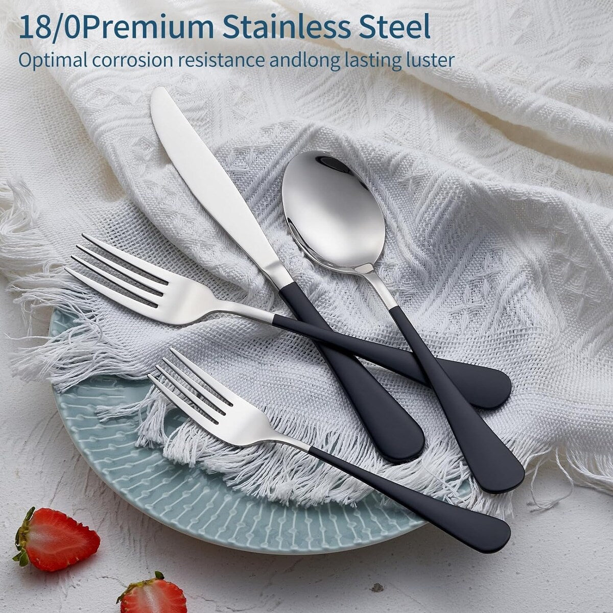 20 Piece 18/0 Stainless Steel Flatware Set